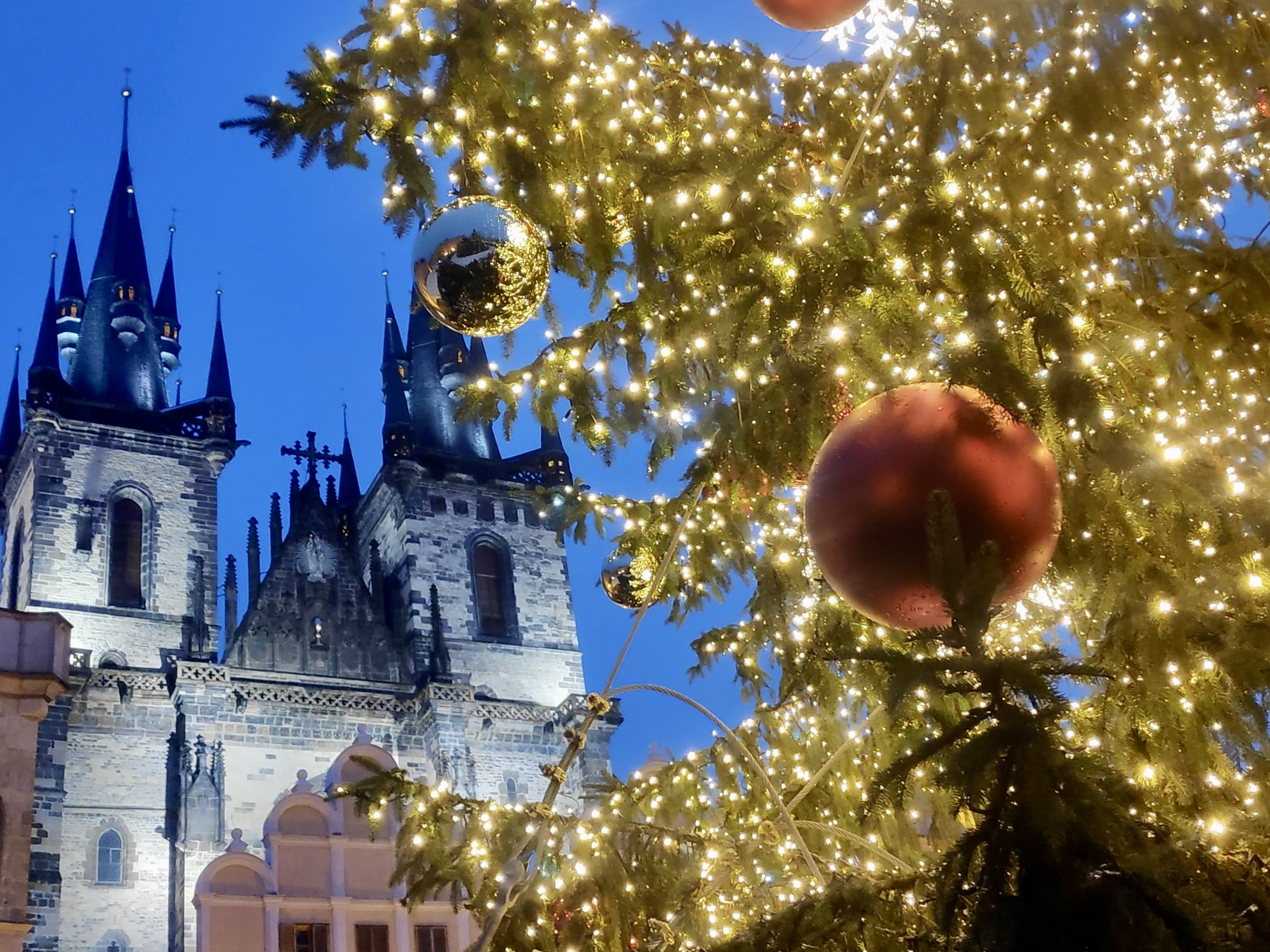 Mercaditos navideños de Praga 2022.